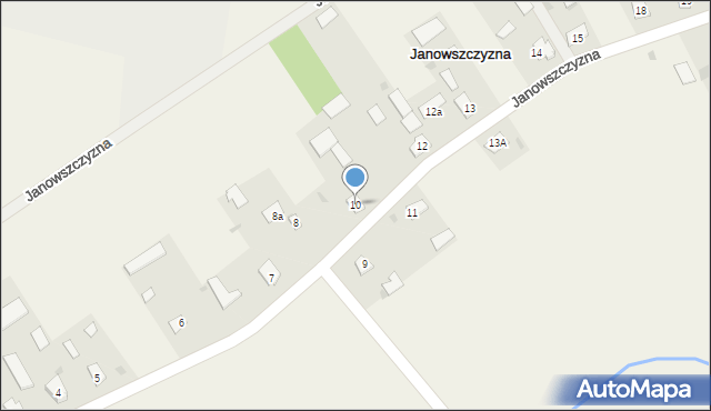 Janowszczyzna, Janowszczyzna, 10, mapa Janowszczyzna