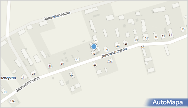 Janowszczyzna, Janowszczyzna, 24, mapa Janowszczyzna