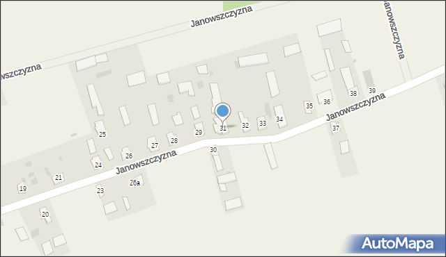 Janowszczyzna, Janowszczyzna, 31, mapa Janowszczyzna