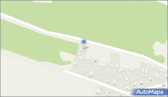 Januszewice, Januszewice, 1a, mapa Januszewice