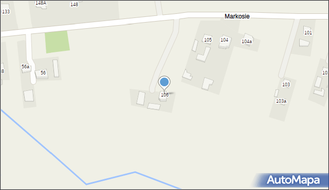 Januszkowice, Januszkowice, 106, mapa Januszkowice