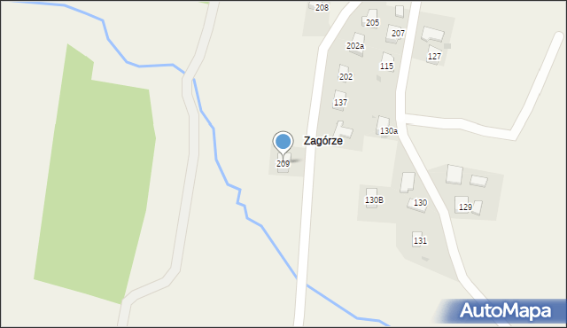 Januszkowice, Januszkowice, 209, mapa Januszkowice