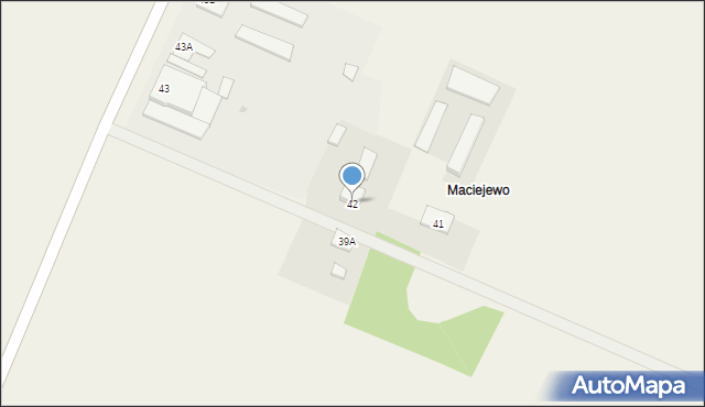 Januszkowo, Januszkowo, 42, mapa Januszkowo