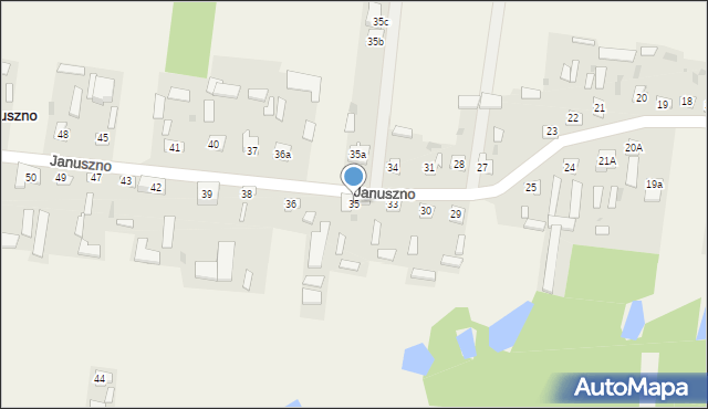 Januszno, Januszno, 35, mapa Januszno