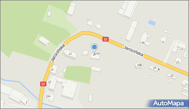 Jaraczewo, Jarocińska, 16, mapa Jaraczewo