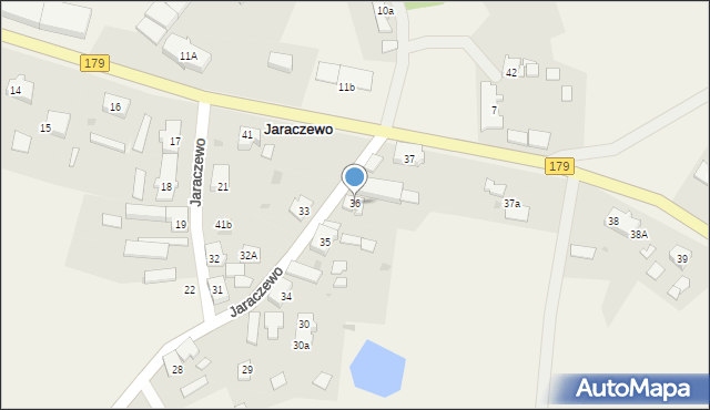 Jaraczewo, Jaraczewo, 36, mapa Jaraczewo