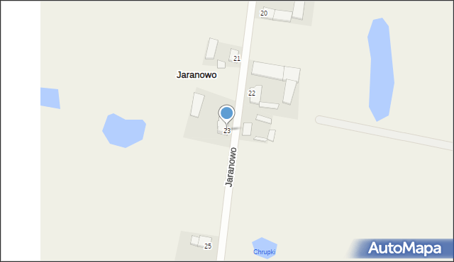 Jaranowo, Jaranowo, 23, mapa Jaranowo