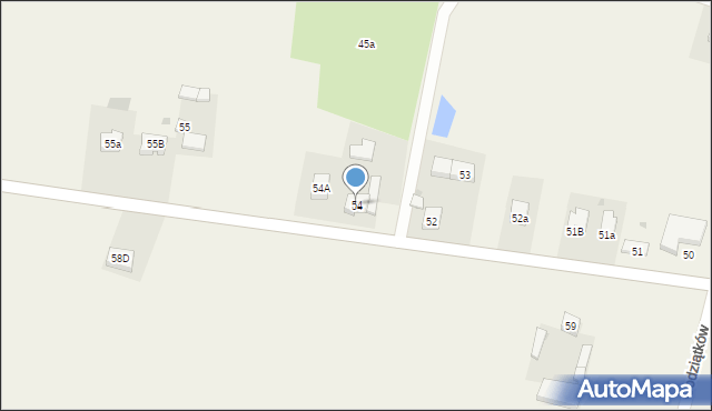 Jarantów, Jarantów, 54, mapa Jarantów