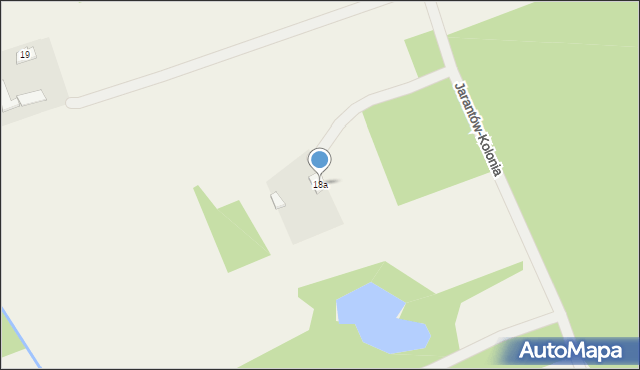 Jarantów-Kolonia, Jarantów-Kolonia, 18a, mapa Jarantów-Kolonia