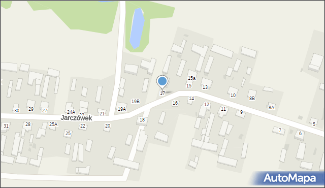 Jarczówek, Jarczówek, 17, mapa Jarczówek