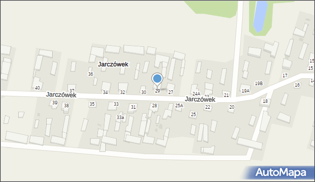 Jarczówek, Jarczówek, 29, mapa Jarczówek