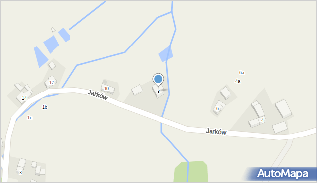 Jarków, Jarków, 8, mapa Jarków