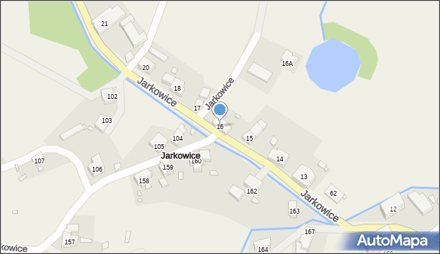Jarkowice, Jarkowice, 16, mapa Jarkowice
