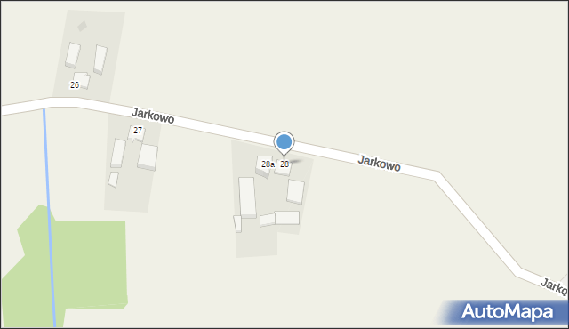 Jarkowo, Jarkowo, 28, mapa Jarkowo