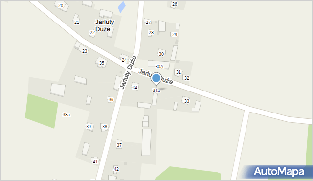 Jarluty Duże, Jarluty Duże, 34a, mapa Jarluty Duże