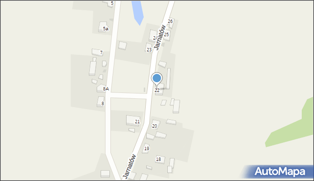 Jarnatów, Jarnatów, 22, mapa Jarnatów
