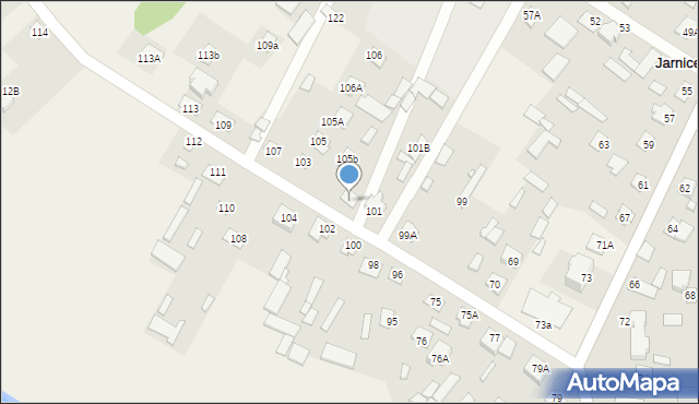 Jarnice, Jarnice, 101A, mapa Jarnice