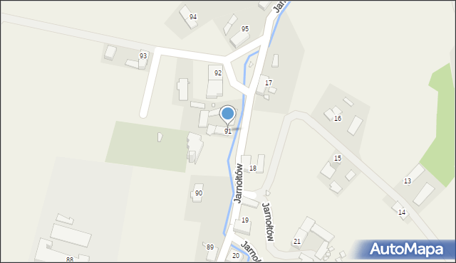 Jarnołtów, Jarnołtów, 91, mapa Jarnołtów