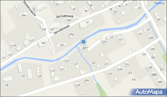 Jarnołtówek, Jarnołtówek, 126, mapa Jarnołtówek