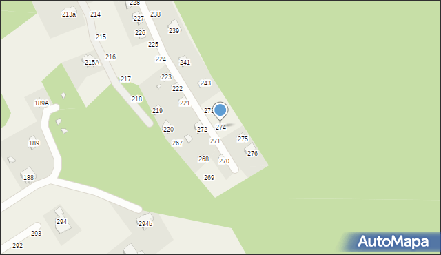 Jarnołtówek, Jarnołtówek, 274, mapa Jarnołtówek