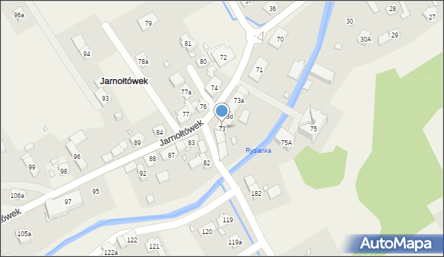 Jarnołtówek, Jarnołtówek, 73, mapa Jarnołtówek