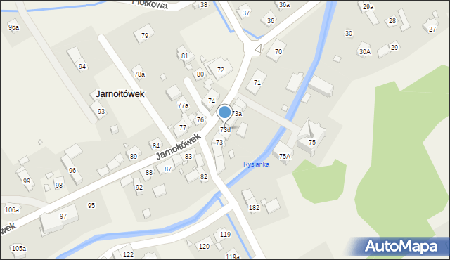 Jarnołtówek, Jarnołtówek, 73d, mapa Jarnołtówek