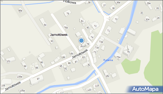 Jarnołtówek, Jarnołtówek, 77, mapa Jarnołtówek