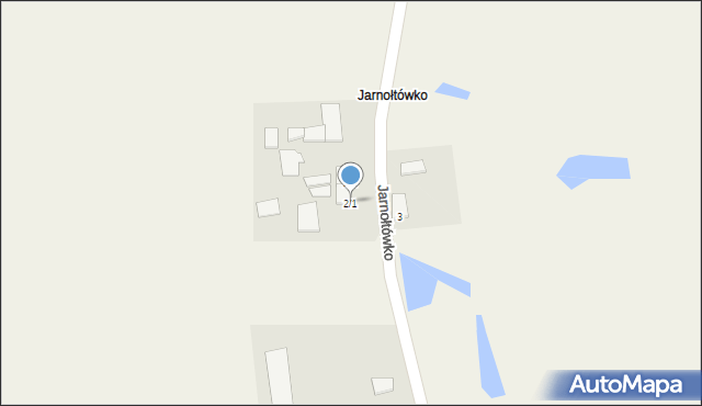 Jarnołtowo, Jarnołtówko, 2/1, mapa Jarnołtowo