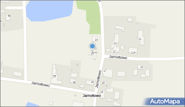 Jarnołtowo, Jarnołtowo, 15, mapa Jarnołtowo