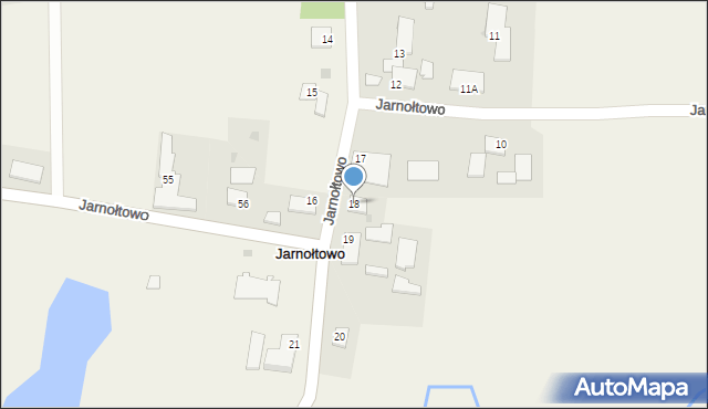 Jarnołtowo, Jarnołtowo, 18, mapa Jarnołtowo