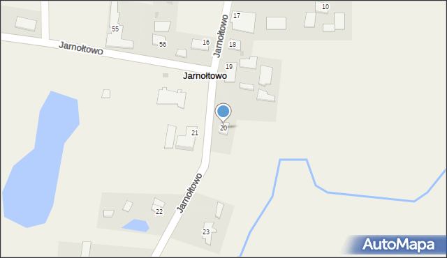 Jarnołtowo, Jarnołtowo, 20, mapa Jarnołtowo