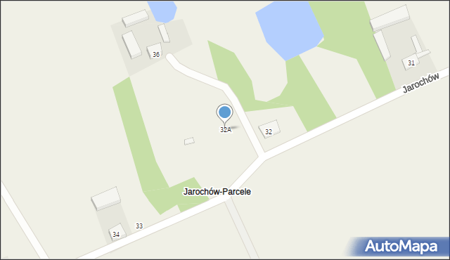 Jarochów, Jarochów, 32A, mapa Jarochów