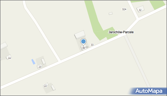 Jarochów, Jarochów, 34, mapa Jarochów