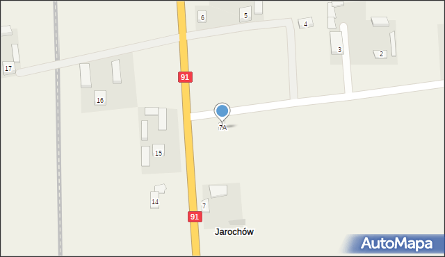 Jarochów, Jarochów, 7A, mapa Jarochów