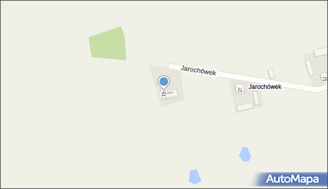 Jarochówek, Jarochówek, 32, mapa Jarochówek