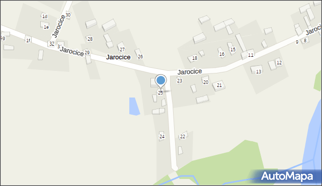 Jarocice, Jarocice, 25, mapa Jarocice