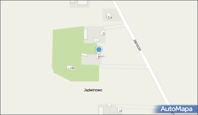 Jarocin, Jarocin, 20, mapa Jarocin