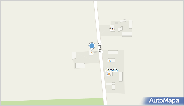 Jarocin, Jarocin, 27, mapa Jarocin