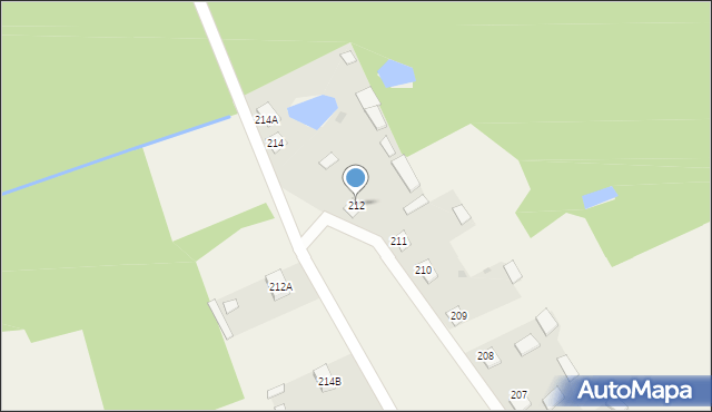 Jarocin, Jarocin, 212, mapa Jarocin
