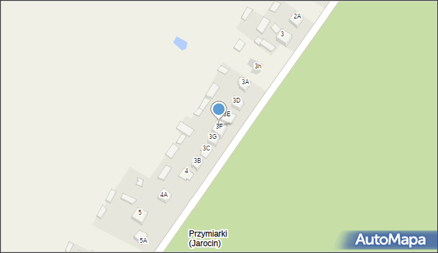 Jarocin, Jarocin, 3F, mapa Jarocin