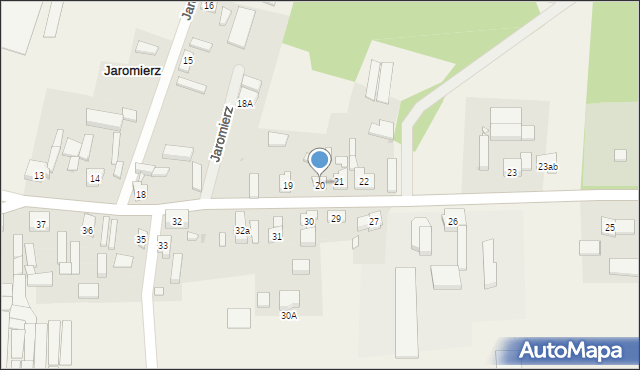 Jaromierz, Jaromierz, 20, mapa Jaromierz