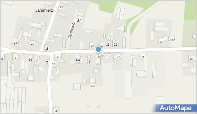 Jaromierz, Jaromierz, 30, mapa Jaromierz