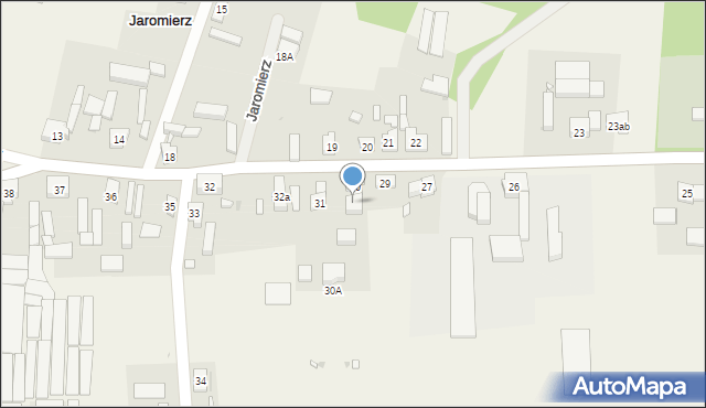 Jaromierz, Jaromierz, 30b, mapa Jaromierz