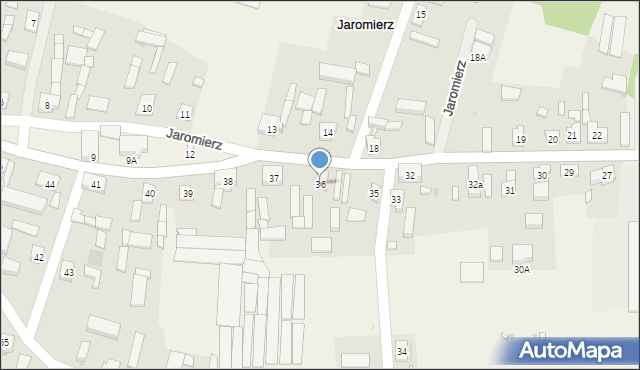 Jaromierz, Jaromierz, 36, mapa Jaromierz