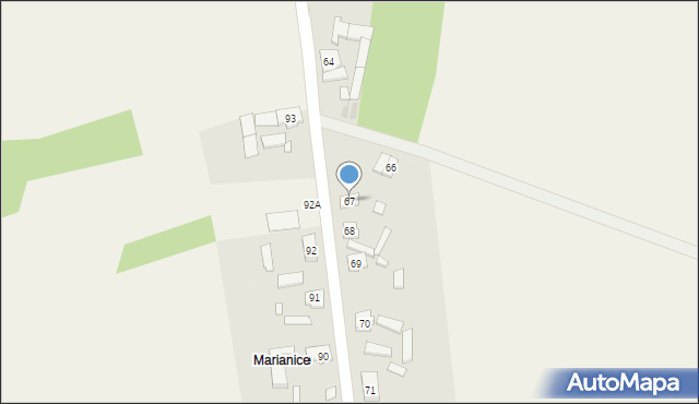 Jaromierz, Jaromierz, 67, mapa Jaromierz