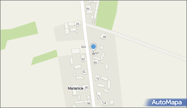 Jaromierz, Jaromierz, 68, mapa Jaromierz