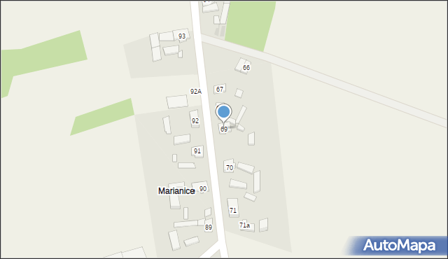 Jaromierz, Jaromierz, 69, mapa Jaromierz