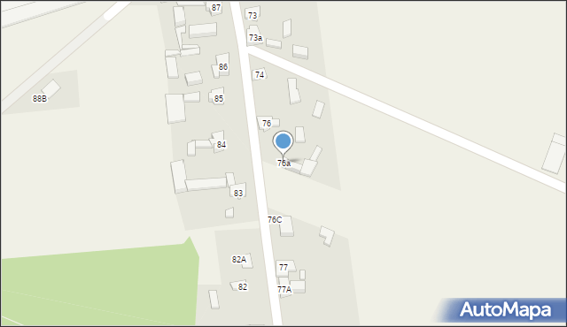 Jaromierz, Jaromierz, 76a, mapa Jaromierz