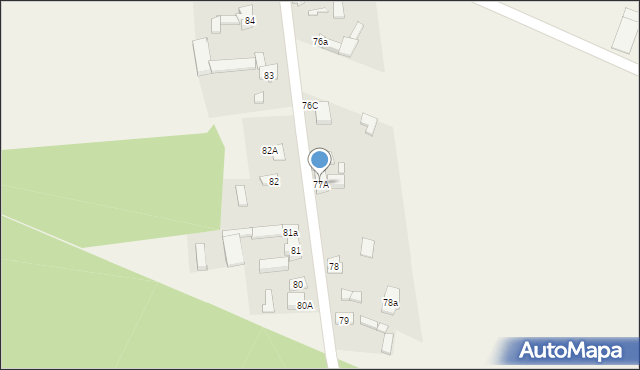 Jaromierz, Jaromierz, 77A, mapa Jaromierz