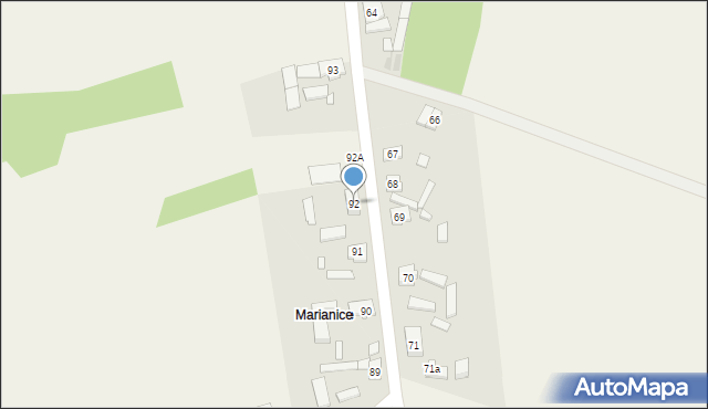 Jaromierz, Jaromierz, 92, mapa Jaromierz